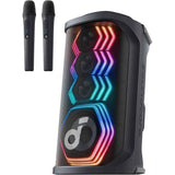 Wholesale-Anker Rave3s Soundcore Wireless Karaoke Party Speaker W/ 2X Wireless Microphones (Black) - A31A3012-Wireless Karaoke Speakers-Electro Vision Inc