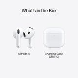 Wholesale-Apple MXP63LL/A AirPods 4 Wireless Earbuds - USB C - H2 Chip-earbuds-Electro Vision Inc