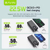 Wholesale-BAVIN PC058s 22.5W QC3.0 Portable Travel LED Light 30000MAH Power Bank-Power Adapter-Electro Vision Inc