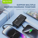 Wholesale-Bavin PC018S Fast Charging Power Bank 30W 10000mAh-Power Bank-Electro Vision Inc