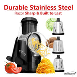 Wholesale-Brentwood KA5060BK Rotary Grater Shredder Slicer-Food Chopper & Processor-Electro Vision Inc