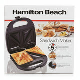 Wholesale-Hamilton Beach 25430 Sandwich Maker 2 Slice-Kitchen Appliance-Electro Vision Inc
