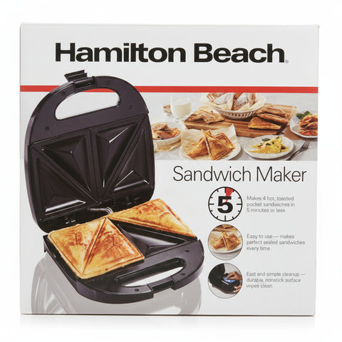 Wholesale-Hamilton Beach 25430 Sandwich Maker 2 Slice-Kitchen Appliance-Electro Vision Inc