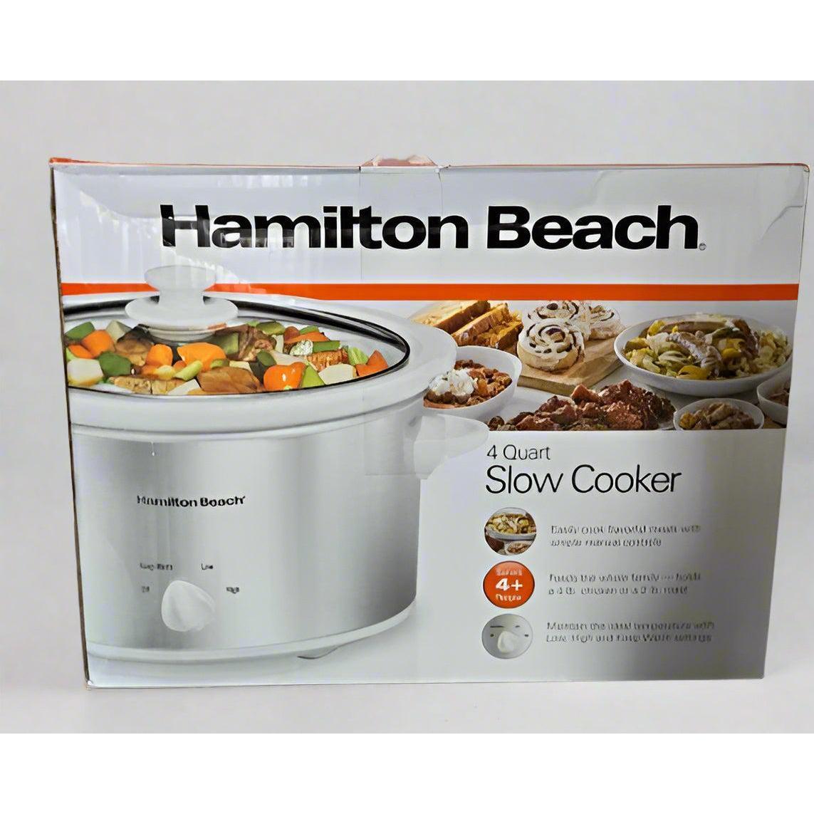 Wholesale-Hamilton Beach 33140 Slow Cooker 4Qt-Cooker-Electro Vision Inc