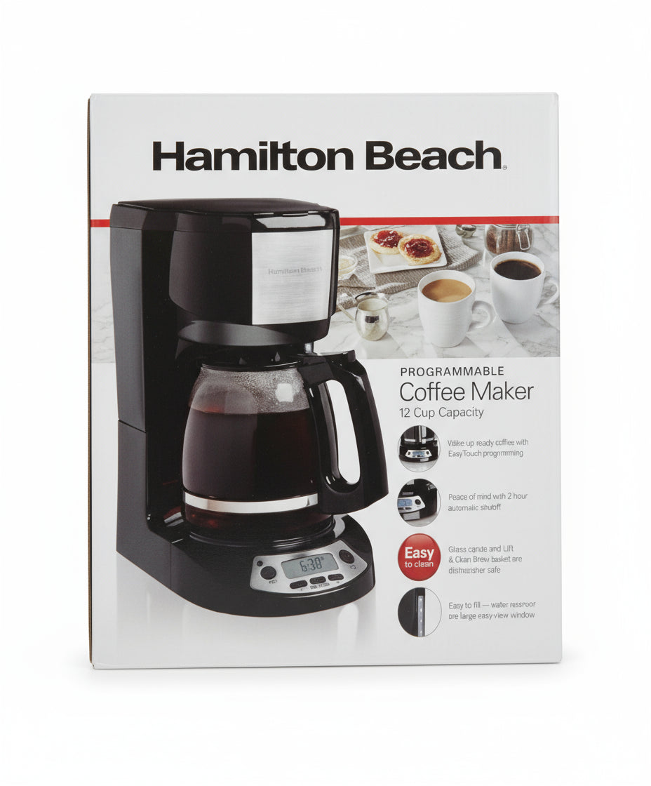 Wholesale-Hamilton Beach 49631 Coffee Maker - 12 Cup-Coffee Maker-Electro Vision Inc