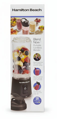 Wholesale-Hamilton Beach 51180 Portable Cordless Blender (Black)-Blender-Electro Vision Inc