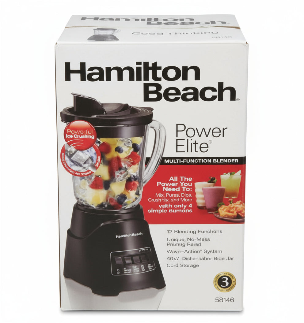 Wholesale-Hamilton Beach 58146 Power Elite Multi-Function Blender-Blender-Electro Vision Inc