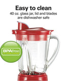 Wholesale-Hamilton Beach 58147 Blender W/ 4 Speeds, 700W (Red)-Blender-Electro Vision Inc