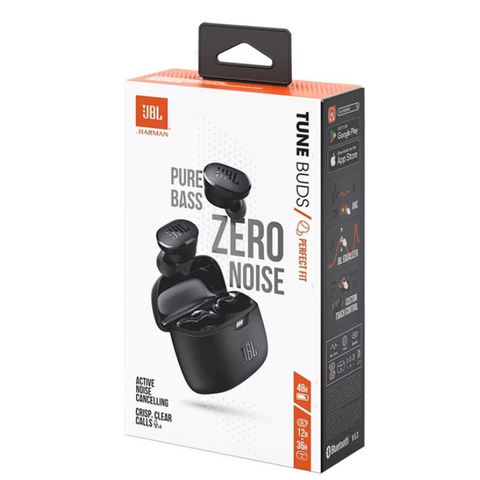 Wholesale-JBL TBudsBLK Tune TW NC Earbuds (Black)-earbuds-Electro Vision Inc