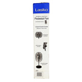 Wholesale-Lasko S20620 Pedestal Fan 20" with Remote, Black Metal Grill-Fans-Electro Vision Inc
