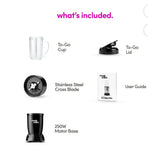 Wholesale-Magic Bullet 4 Piece Personal Blender MBR-0401WM (Black)-Blender-Electro Vision Inc