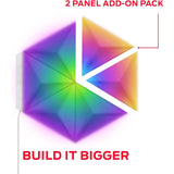 Wholesale-Monster MLB71038RGB Smart Modular 3D LED Art Panel – 2-Pack | Customizable RGB Wall Lighting-LED Light-Electro Vision Inc