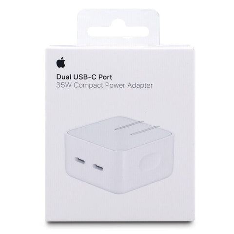 Wholesale-Apple A2571 Dual USB-C Port Compact Power Adapter 35W - MNWM3AM/A-Power Adapter & Charger Accessories-Electro Vision Inc