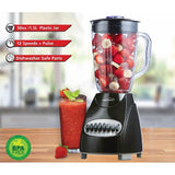 Wholesale-Brentwood JB220B Plastic Blender 12 Speed - Black-Blender-Electro Vision Inc