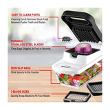 Wholesale-Brentwood KA-5023BK Pro Food Chopper and Vegetable Dicer with 6.3-Cup Storage-Food Chopper & Processor-Electro Vision Inc