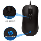 Wholesale-HP 1QW64AA KM100 USB Wired Gaming Keyboard Mouse Combo-Keyboard & Mouse-Electro Vision Inc