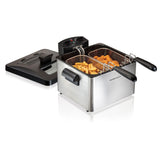 Wholesale-Hamilton Beach 35036 Double Basket Electric Deep Fryer-Kitchen Appliance-Electro Vision Inc