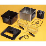 Wholesale-Hamilton Beach 35036 Double Basket Electric Deep Fryer-Kitchen Appliance-Electro Vision Inc