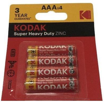 Wholesale-Kodak 30411708 Heavy Duty AA 4-Pack Shrink-battery-Electro Vision Inc