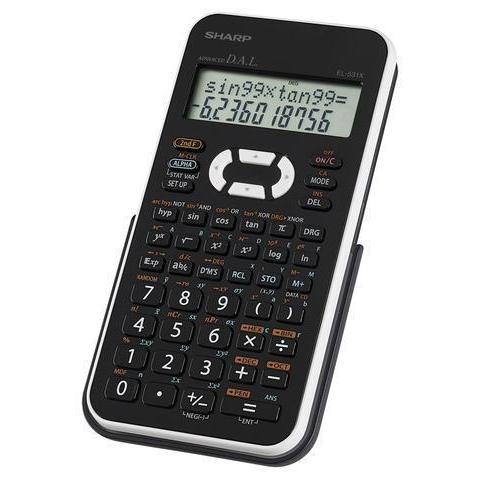 Wholesale-Sharp EL-531XBWH Scientific Calculator, 2 Line 10-Digit Display - 272 Functions-Calculators-Electro Vision Inc