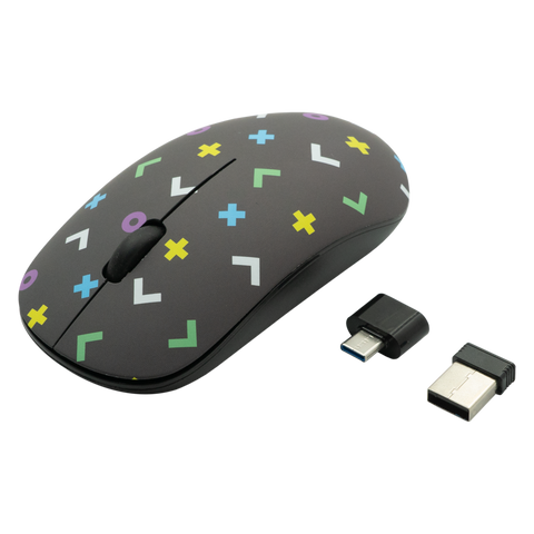 Volkano 20180-BLKGEO Tag Series 2.4G Wireless Optical Mouse