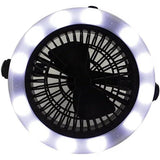 Wholesale-2 in 1 Camping Outdoor Fan with LED Light-Portable Foldable Fan-Electro Vision Inc