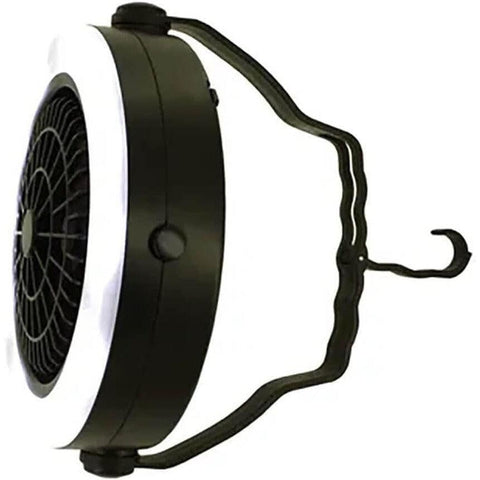 Wholesale-2 in 1 Camping Outdoor Fan with LED Light-Portable Foldable Fan-Electro Vision Inc