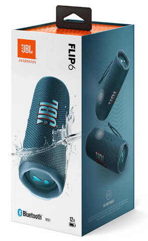 JBL Flip6-Blue - Portable Waterproof Speaker Blue