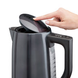 Hamilton Beach 41027R Electric Kettle 1.7L Black and Stainless Steel