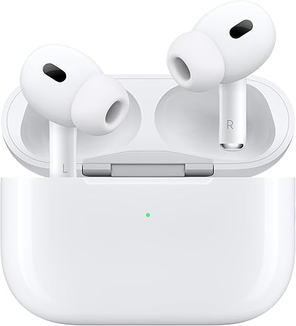 Apple MTJV3LL/A AirPods Pro 2 Wireless Earbuds, Active Noise Cancellation, Hearing Aid Feature