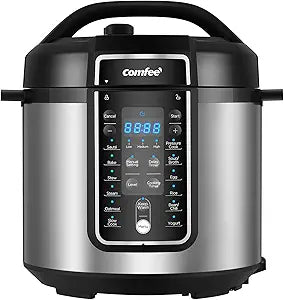 Comfee CPC60D7ABB Instant Pressure Cooker 6 Qt