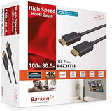 Barkan UHD305E1 Ultra HDMI Cable 100ft