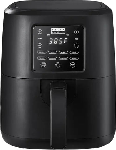 Bella 90239 PRO - 4.2-qt. Touchscreen Air Fryer - Matte Black