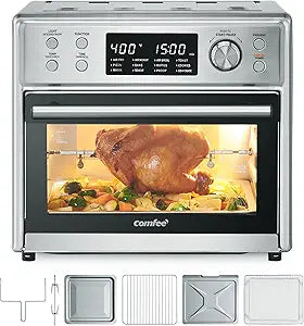 Comfee CO-F25A1-R/B  Air Fryer Toaster Oven Combo Certified Refurbished 12-in-1