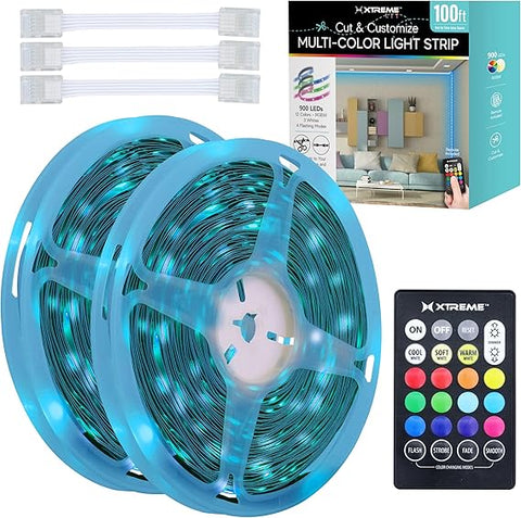 Xtreme Xtr-XLS7-1003-RGB LED Light Strip - 100 FT