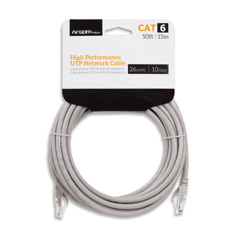 Argom ARG-CB1555 NETWORK CABLE CAT6 49.F15M, GRE