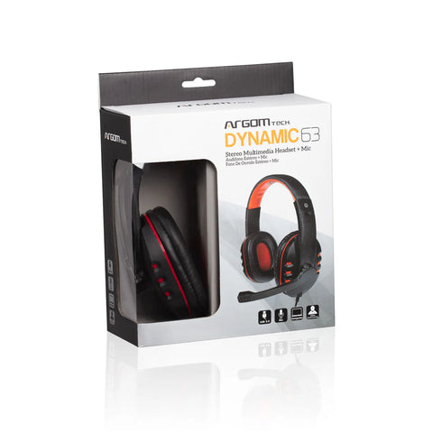 Argom ARG-HS-0063 DYNAMIC 63 STEREO HEADSET USB w/MICROPHONE