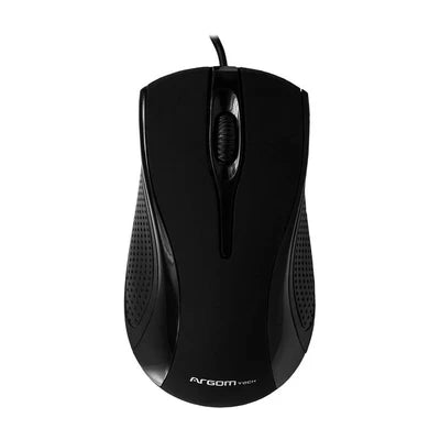 Wholesale-ARGOM MS-0022 MOUSE USB MAXI BLACK-Electro Vision Inc