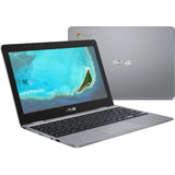 Wholesale-ASUS CX22NA-211 11.6" Chromebook 32GB eMMC Flash Memory - Gray-Laptops-Electro Vision Inc