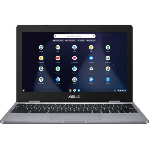 Wholesale-ASUS CX22NA-211 11.6" Chromebook 32GB eMMC Flash Memory - Gray-Laptops-Electro Vision Inc