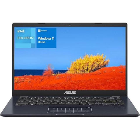 Wholesale-ASUS E410KA-CL464 Laptop - Intel Celeron N4500 with 4GB Memory - 64GB eMMC - Star Black - 14"-Electro Vision Inc