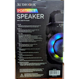 Wholesale-AUDIOBOX ABX30r PORTABLE MINI SPEAKER - 3" - RING LIGHT-Speakers-Electro Vision Inc