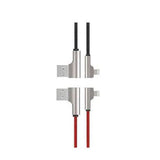 Wholesale-AUKEY CB-AL01 6.6ft 90 Degree Braided USB-A to Lightning Cable - 2 pack-Cable-Electro Vision Inc
