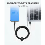Wholesale-AUKEY CB-CD28 USB C Cable USB C to USB C Cable [2 Pack 6.6ft]-Cable-Electro Vision Inc