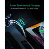 Wholesale-AUKEY CCY17S-USB Dual USB-A LED Car Charger - 36W-Car charger-Electro Vision Inc