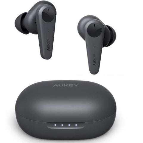 Wholesale-AUKEY EPN7 - Hybrid Active Noise Cancelation Wireless Earbuds Black-earbuds-Electro Vision Inc