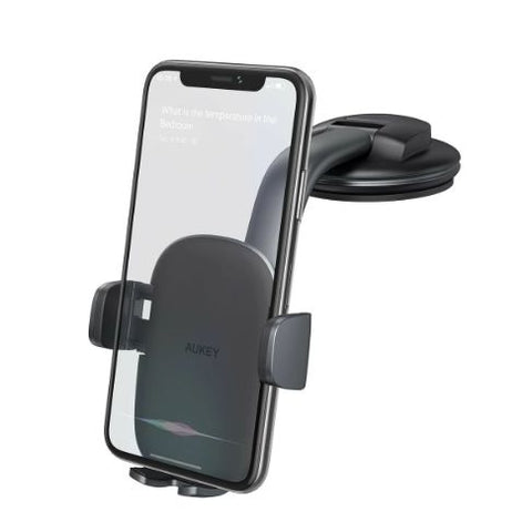 Wholesale-AUKEY HD-C50 Car Phone Holder Dashboard Black Graye-Cellphone Holder-Electro Vision Inc