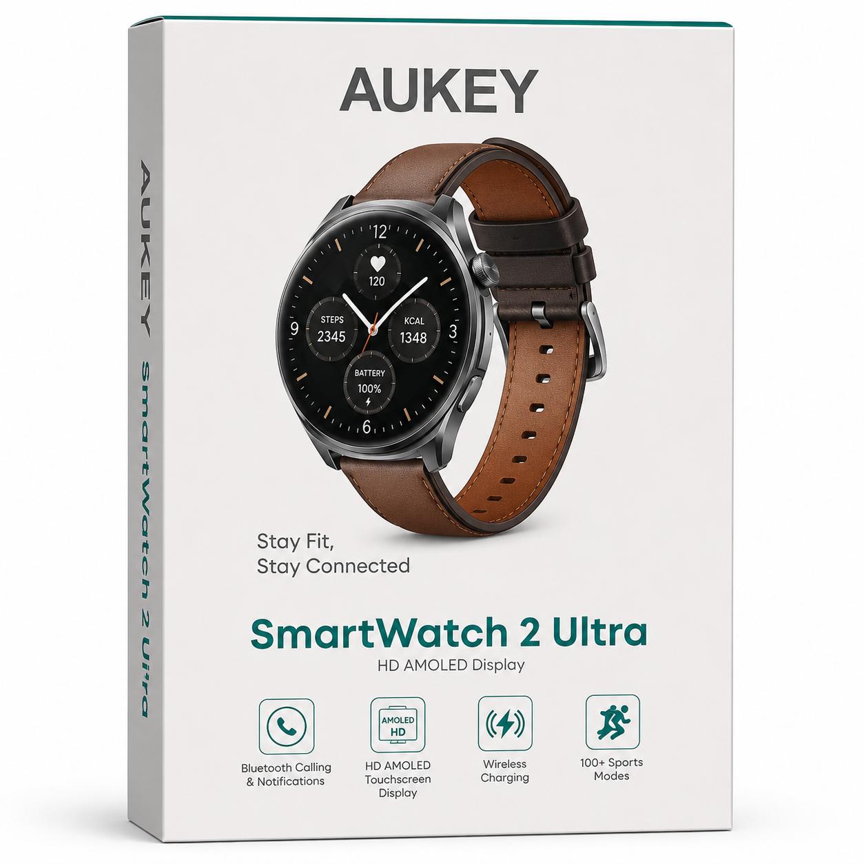 Wholesale-AUKEY SW2U SmartWatch 2 Ultra-Smart watch-Electro Vision Inc