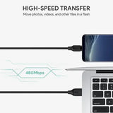 Wholesale-Aaukey USB-C Cable Short 2 Pack 0.7ft 0.2m USB Type-C-Electro Vision Inc