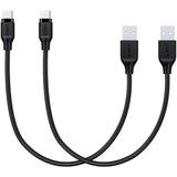 Wholesale-Aaukey USB-C Cable Short 2 Pack 0.7ft 0.2m USB Type-C-Electro Vision Inc